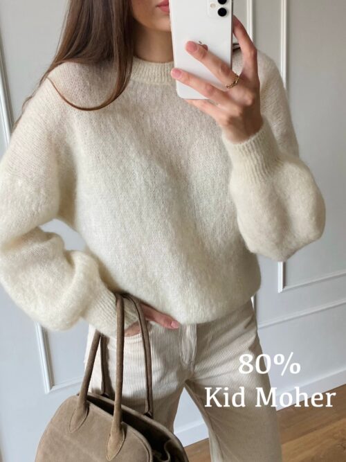 Amore - 80% kid moher sweter CLASSY