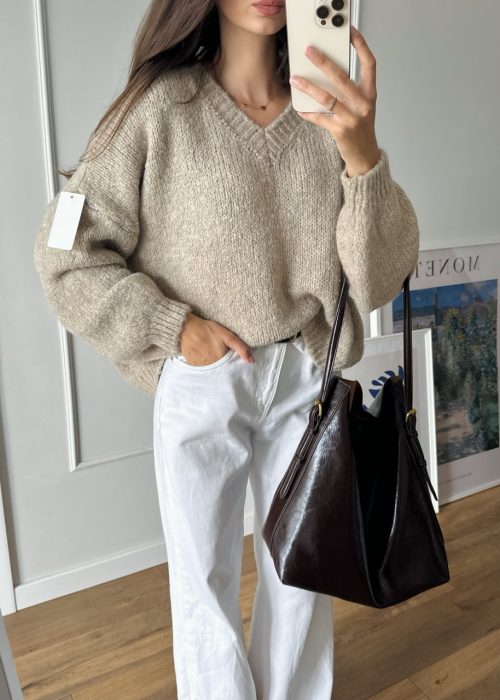 Sweter_vneck_beige_1
